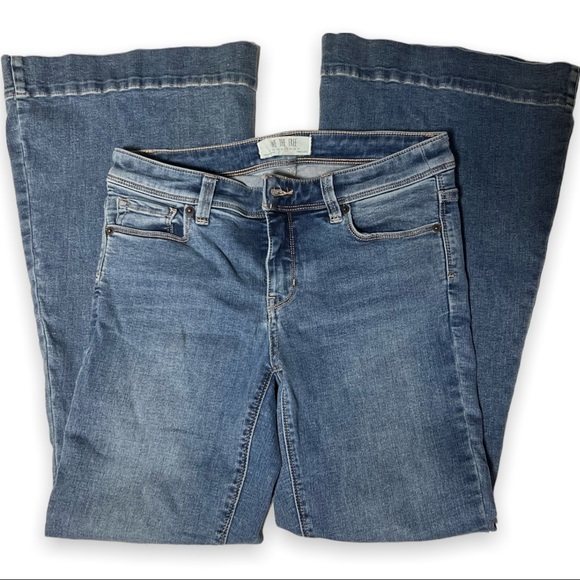 We The Free Denim - Free People We The Free Women's High Rise Flare Denim Jeans Size 28